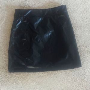 Leather skirt